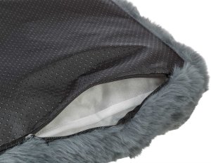 Elli, poduszka, dla psa/kota, ciemnoszara, 60 x 45 cm 3