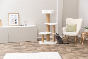 Lonni, drapak stoj�cy, dla kota, be�owy, 132 cm 2