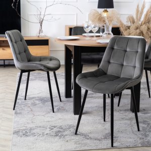 Stół Z Krzesłami Zestaw Rozkładany Okrągły Komplet Do Salon Jadalni Kuchni 4