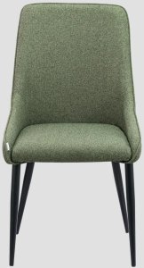 Krzesło tapicerowane SABOR zielone HOMLA 3