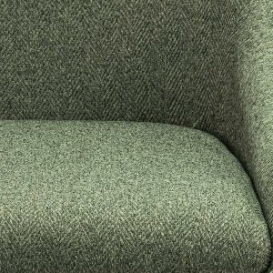 Krzesło tapicerowane SABOR zielone HOMLA 6