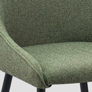 Krzesło tapicerowane SABOR zielone HOMLA 7
