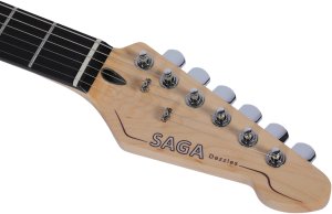 SAGA Dazzles Gitara elektryczna Dark Night Blue 4