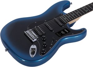 SAGA Dazzles Gitara elektryczna Dark Night Blue 5