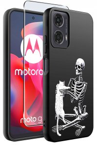 Etui do Motorola Moto G24 |G24 POWER |G04 |E14 WZORY |SILIKONOWE MATT SZKŁO 2
