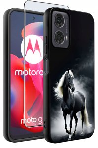 Etui do Motorola Moto G24 |G24 POWER |G04 |E14 WZORY |SILIKONOWE MATT SZKŁO 2