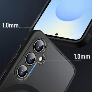 Etui do Samsung S25 do MagSafe MATT CASE WZMACNIANE Szkło 5D PREMIUM 2