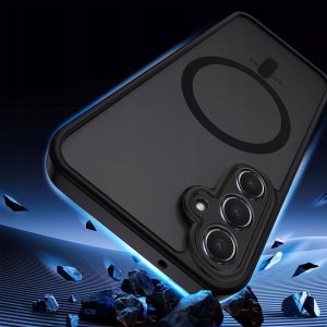 Etui do Samsung S25 do MagSafe MATT CASE WZMACNIANE Szkło 5D PREMIUM 6