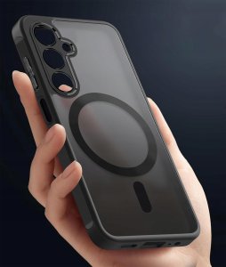 Etui do Samsung A15 do MagSafe MATT CASE WZMACNIANE 360 Szkło 5D PREMIUM 3