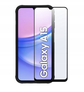 Etui do Samsung A15 do MagSafe MATT CASE WZMACNIANE 360 Szkło 5D PREMIUM 7