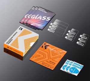 3x Zestaw Osłona Szkło Na Ekran + Obiektyw Do Gopro Hero 12 11 10 9 Black / K&f Concept / Sku.2191 4