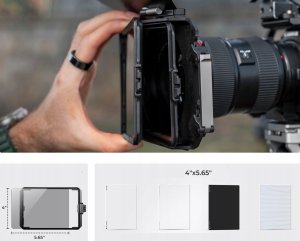 Matte Box Osłona Przeciwsłoneczna Obiektywu 67-95mm Do Aparatu Kamery K&f / Sku.2180v1 7