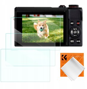 3x Zestaw Osłona Szkło 9h Na Ekran Canon G9x Ii G7x Iii G7x Ii G5x Ii / K&f Concept / Sku.2193 3
