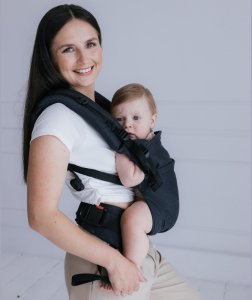 Zaffiro Nosidełko - BabyGrow Roma: Antracyt Regulowane 10