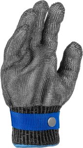 Rękawica ze stali nierdzewnej odporne na przecięcia 9L 2