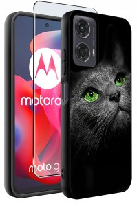 krainaGSM Etui do Motorola Moto G24 |G24 POWER |G04 |E14 WZORY |SILIKONOWE MATT SZKŁO 2