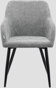 Krzesło tapicerowane SELLA szare HOMLA 2