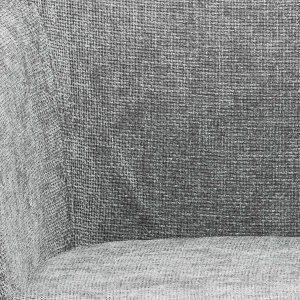 Krzesło tapicerowane SELLA szare HOMLA 6