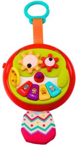 LeanToys Interaktywna Sowa Zawieszka Ruchome Elementy Pianinko Szeleszczący Ogon 2