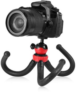 Czarny Statyw Uchwyt na Telefon - Ośmiornica 30 cm 3