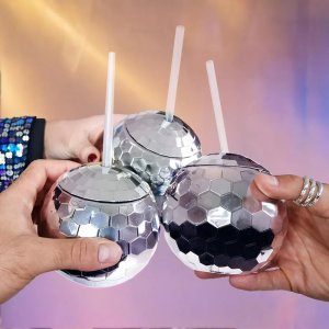 Zestaw 3 Disco Kul do Drinków ze Słomkami 2