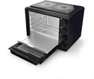 Brock Electronics TO 3502 BKI pierkarnik Kuchenka stołowa Prąd elektryczny Płyta indukcyjna strefowa Czarny 3