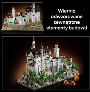 LEGO Architecture Zamek Neuschwanstein (21063) 4