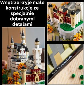LEGO Architecture Zamek Neuschwanstein (21063) 5