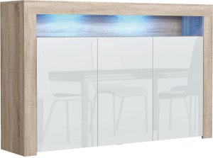 Komoda Aether 155cm RTV ONE FURNITURE - Laminat Dębowy & Biały 6