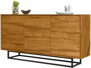 Komoda RTV Vista 140cm Loft ONE FURNITURE - Laminat Dębowy 6
