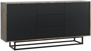 Komoda RTV Vista 140cm Loft ONE FURNITURE Laminat Brąz Rustrykalny 9