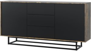 Komoda RTV Vista 140cm Loft ONE FURNITURE Laminat Brąz Rustrykalny 10