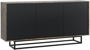 Komoda RTV Halo 160cm Loft ONE FURNITURE Laminat Brąz Rustrykalny 8