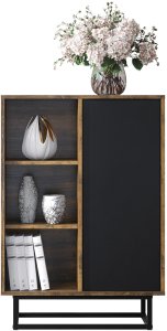 Komoda RTV Elysian 100cm Loft ONE FURNITURE Laminat Brąz Rustrykalny 3