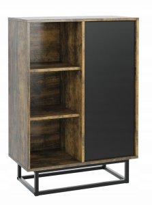 Komoda RTV Elysian 100cm Loft ONE FURNITURE Laminat Brąz Rustrykalny 10