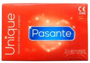 PASANTE_Unique ultra cienkie prezerwatywy nie lateksowe dla alergików 3szt 4