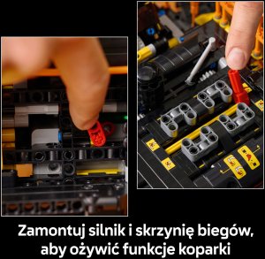LEGO Technic Koparka Volvo EC500 Hybrid (42215) 4