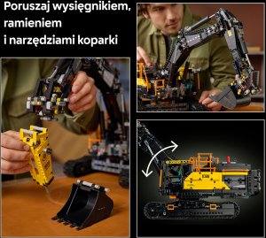 LEGO Technic Koparka Volvo EC500 Hybrid (42215) 5