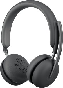 Logitech Zone Wireless 2 Zestaw słuchawkowy Przewodowy i Bezprzewodowy Opaska na głowę Biuro/centrum telefoniczne USB Type-C Bluetooth Grafitowy 1
