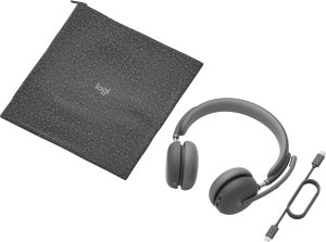 Logitech Zone Wireless 2 Zestaw słuchawkowy Przewodowy i Bezprzewodowy Opaska na głowę Biuro/centrum telefoniczne USB Type-C Bluetooth Grafitowy 5