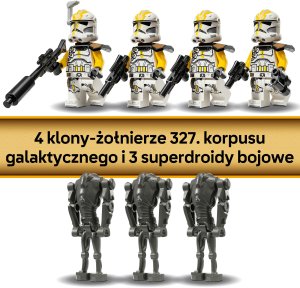 LEGO Star Wars Zestaw bitewny — żołnierze-klony z 327. korpusu galaktycznego (75431) 5