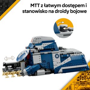 LEGO Star Wars Transporter MTT™ Separatystów z bitwy o Felucję (75435) 3