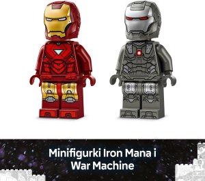 LEGO Marvel Iron Man i War Machine kontra drony Hammera (76320) 5