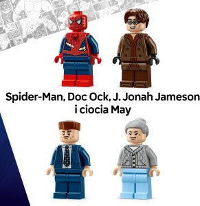 LEGO Marvel Spider-Man kontra Doc Ock — scena w metrze (76321) 5