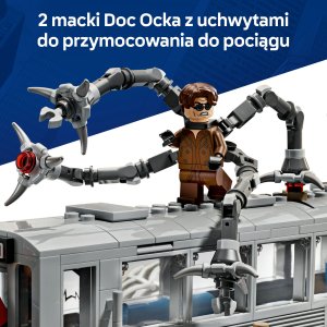 LEGO Marvel Spider-Man kontra Doc Ock — scena w metrze (76321) 3