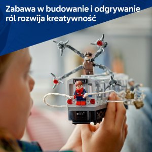 LEGO Marvel Spider-Man kontra Doc Ock — scena w metrze (76321) 4