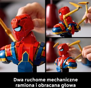 LEGO Marvel Popiersie Iron Spider-Mana (76326) 4