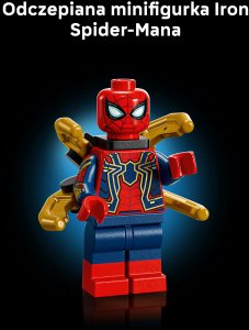LEGO Marvel Popiersie Iron Spider-Mana (76326) 5