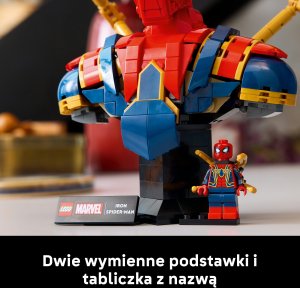LEGO Marvel Popiersie Iron Spider-Mana (76326) 6