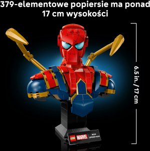 LEGO Marvel Popiersie Iron Spider-Mana (76326) 7